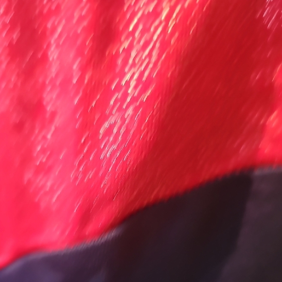 Freestyle Danskin Red and Blue Gymnastics Biketard with Rhinestones Size 10/12 - Picture 4 of 9